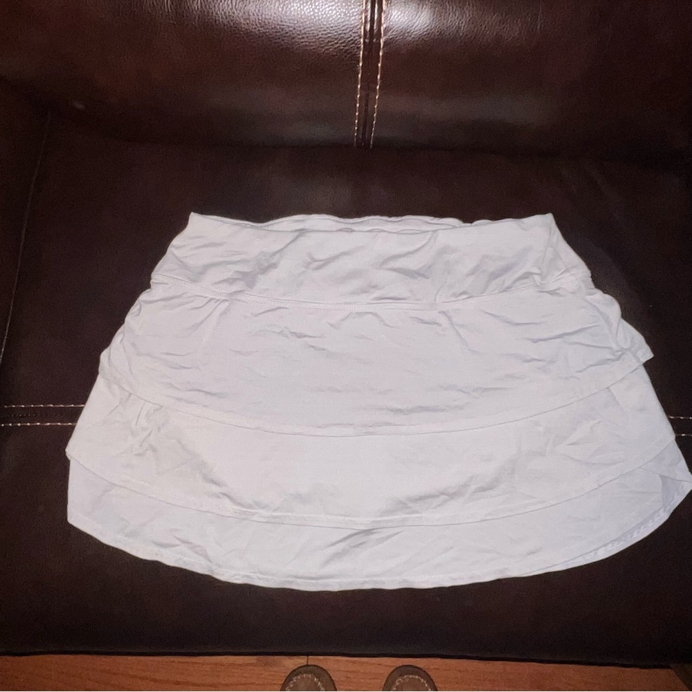 Athleta White tennis skort
